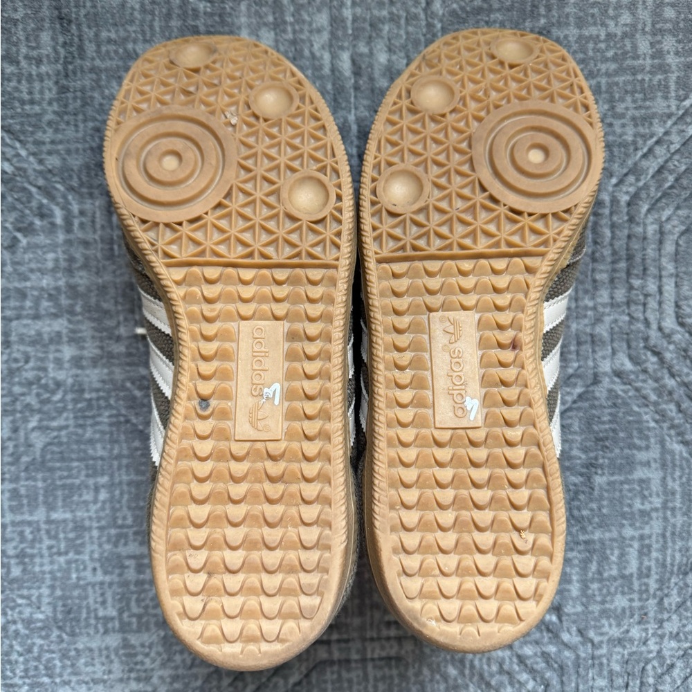 Adidas Samba hemp sneaker men’s 8 brown gum sole good condition - Picture 8 of 8
